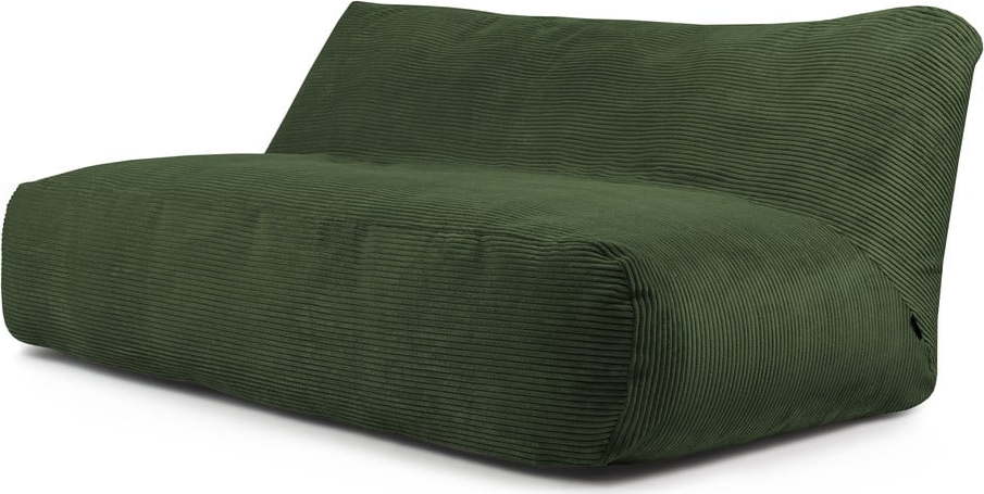 Zelený manšestrový sedací vak Sofa Tube 190 – SLOWDOWN SLOWDOWN