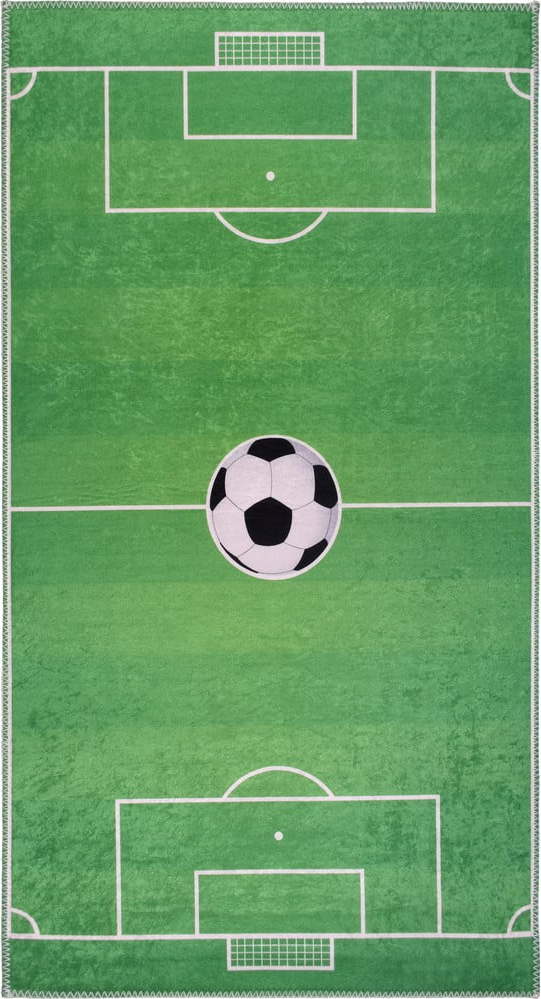 Zelený pratelný dětský hrací koberec 100x160 cm Soccer Time – Vitaus Vitaus