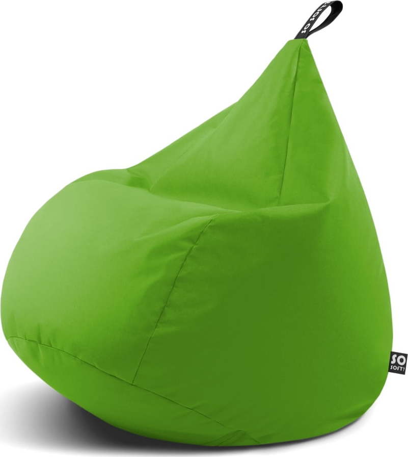 Zelený sedací vak Drop L – So Soft? So Soft?