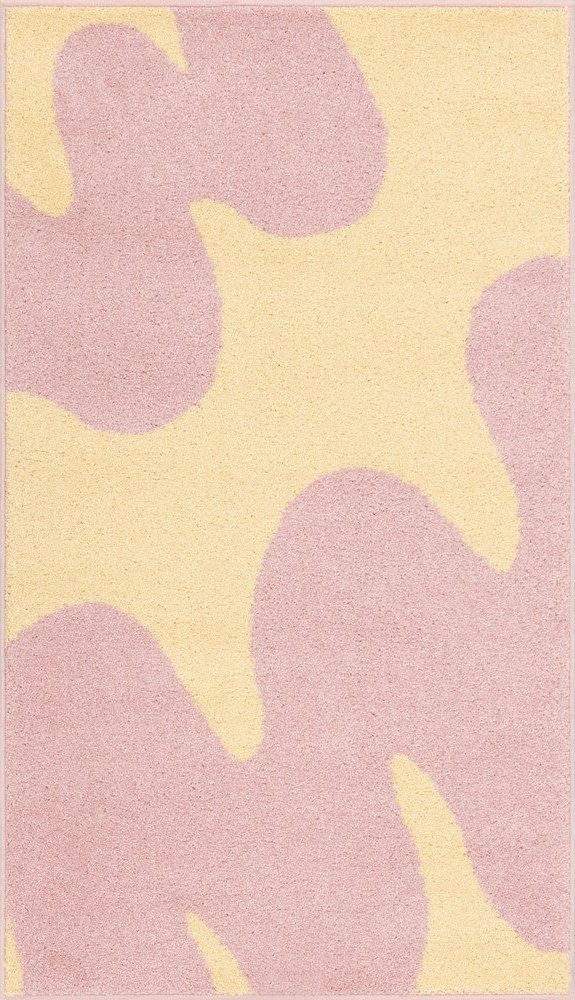 Žlutý/růžový dětský koberec 80x150 cm Hugsy Vanilla – FD FD