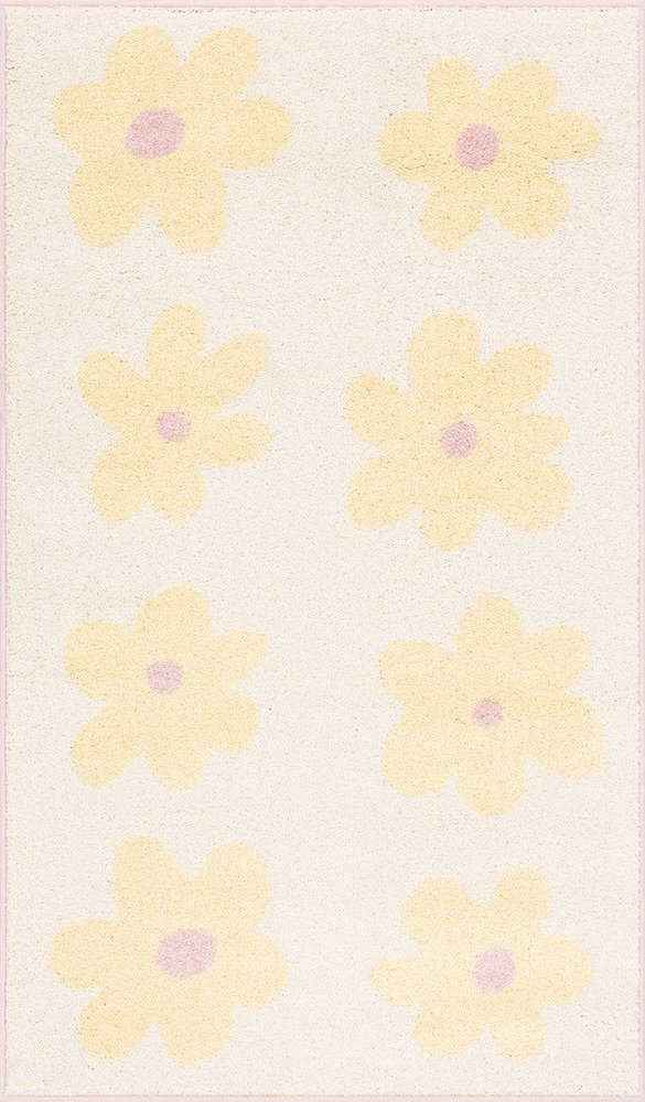 Žlutý/slonovinový dětský koberec 100x170 cm Dazzy Vanilla – FD FD