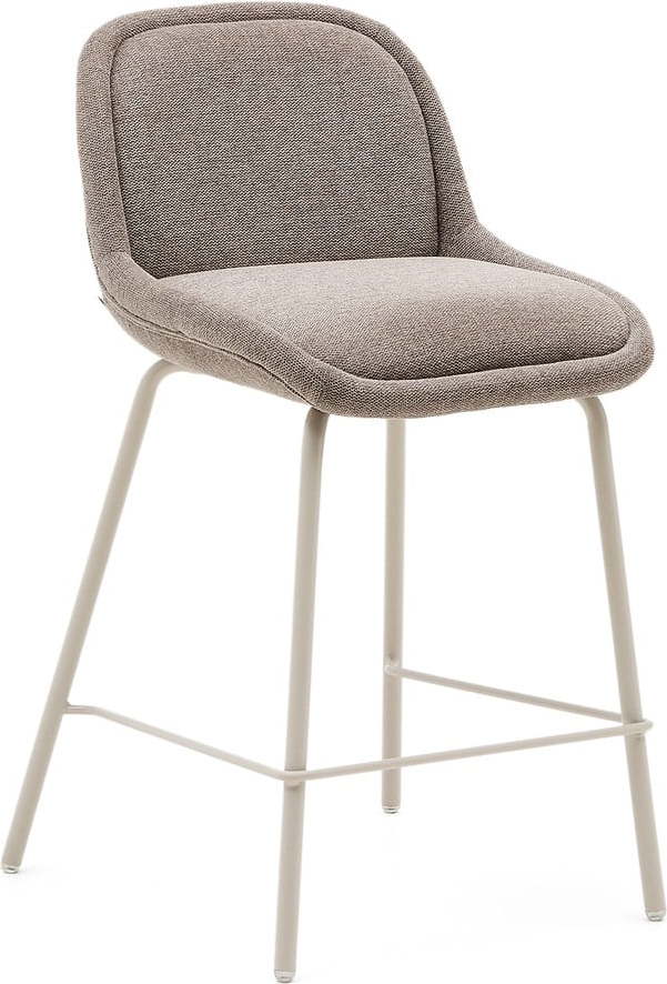Barová židle šedobéžová (výška sedáku 65 cm) Aimin – Kave Home Kave Home