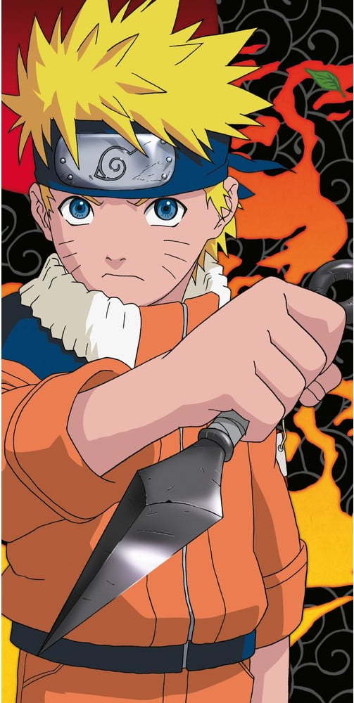 Bavlněná dětská osuška 70x140 cm Naruto Uzumaki – Jerry Fabrics Jerry Fabrics