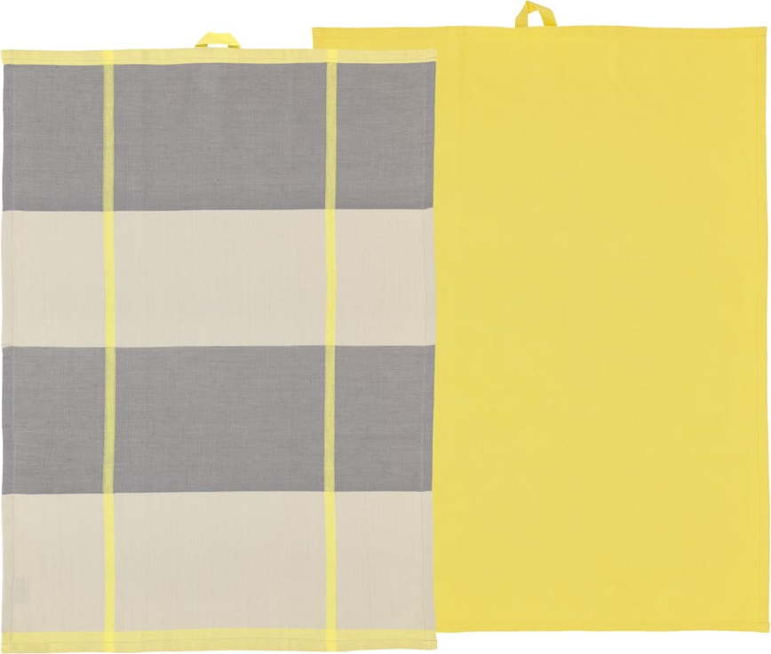 Bavlněné utěrky v sadě 2 ks 50x70 cm Blocks – Södahl Södahl