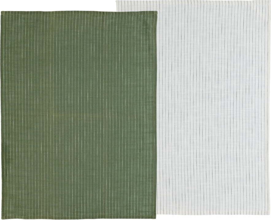 Bavlněné utěrky v sadě 2 ks 50x70 cm Line – Södahl Södahl