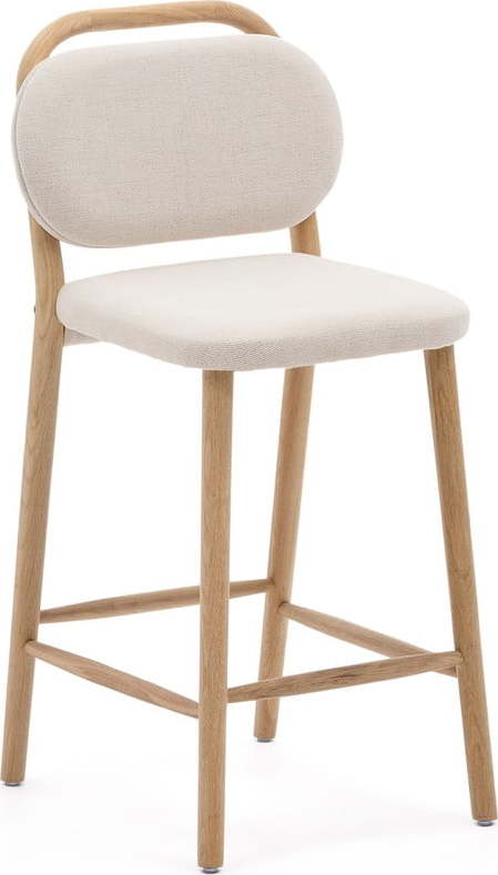 Béžová barová židle (výška sedáku 66 cm) Helda – Kave Home Kave Home