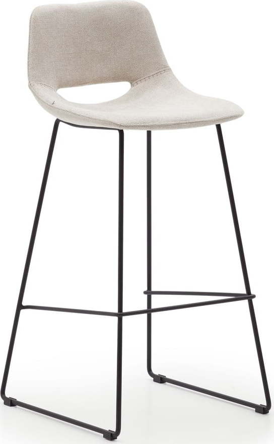 Béžová barová židle (výška sedáku 76 cm) Zahara – Kave Home Kave Home
