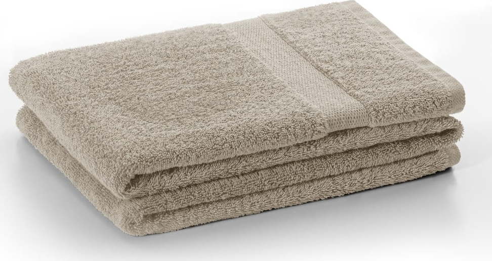 Béžová froté bavlněná osuška 70x140 cm Marina – DecoKing DecoKing