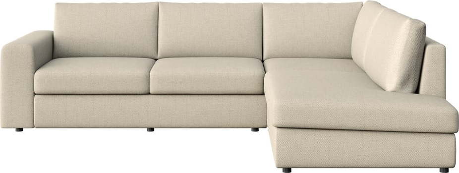 Béžová rohová pohovka (pravý roh/do L) Baga – Rodier Rodier