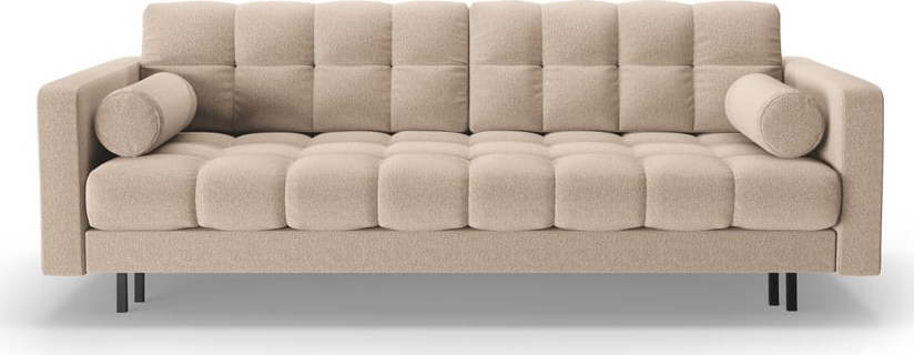 Béžová rozkládací/s úložným prostorem pohovka 222 cm Bali – Cosmopolitan Design Cosmopolitan design