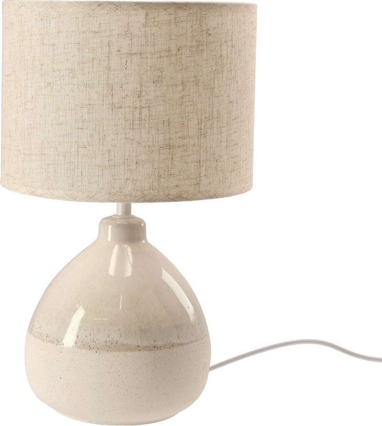 Béžová stolní lampa s textilním stínidlem (výška 41 cm) Ardo – Candellux Lighting Candellux Lighting