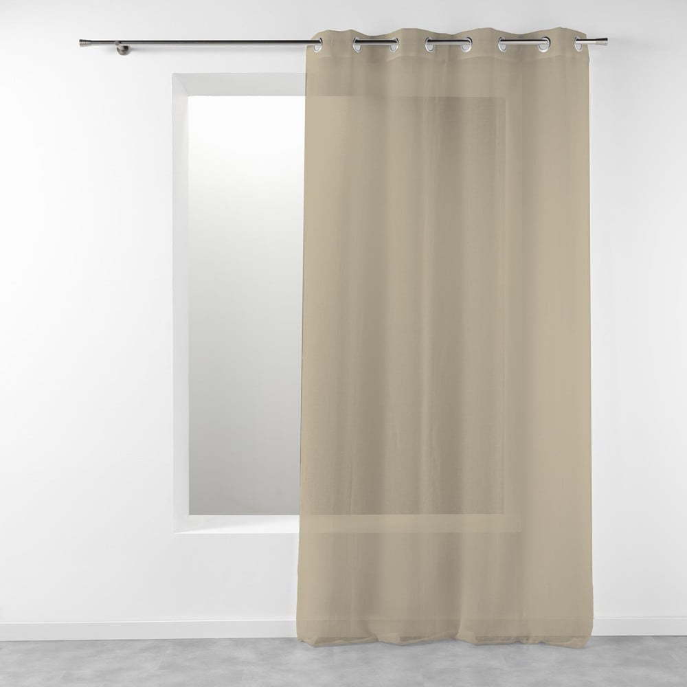 Béžová záclona 140x280 cm Telma – douceur d'intérieur Douceur d intérieur