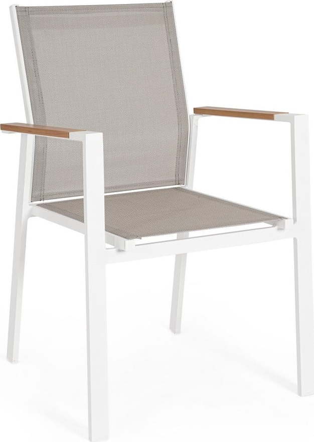 Bílé kovové zahradní židle v sadě 4 ks Heta – Bizzotto Bizzotto