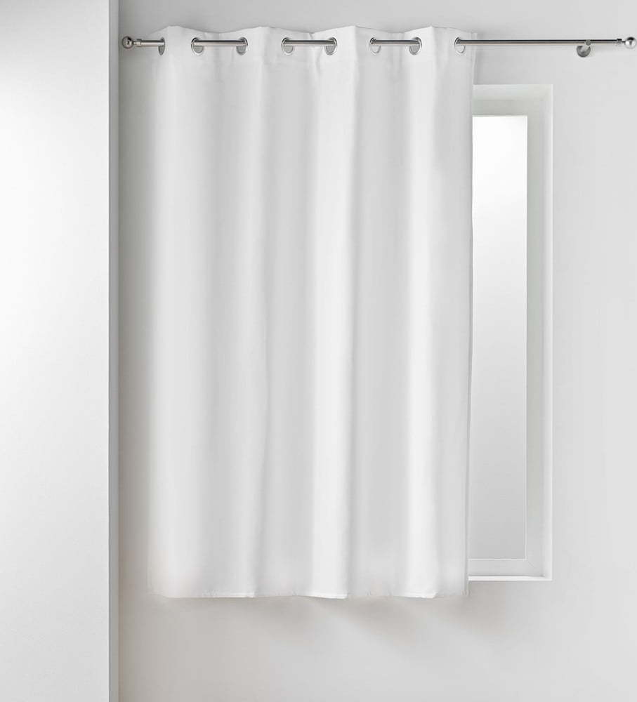 Bílý termo/odhlučňovací závěs z mikrovlákna 135x180 cm Micropolar – douceur d'intérieur Douceur d intérieur