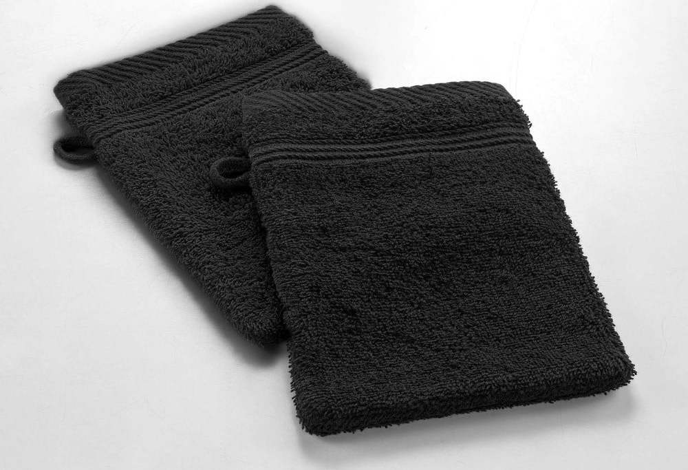 Černá bavlněná žínka 15x21 cm Tendresse – douceur d'intérieur Douceur d intérieur