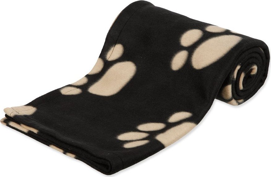 Černá fleecová deka pro psa 150x100 cm Trixie Barney – Plaček Pet Products Plaček Pet Products