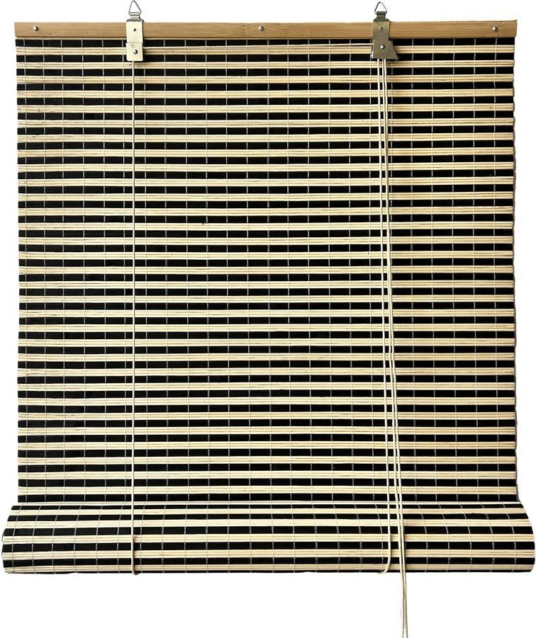 Černá/v přírodní barvě bambusová roleta 100x160 cm Vela – Gardinia Gardinia