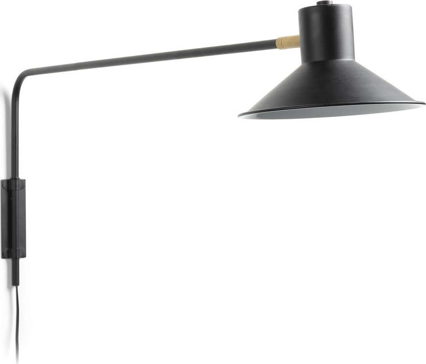 Černé nástěnné svítidlo ø 20 cm Aria – Kave Home Kave Home