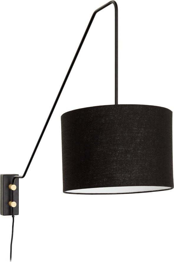 Černé nástěnné svítidlo ø 25 cm Jex – Kave Home Kave Home