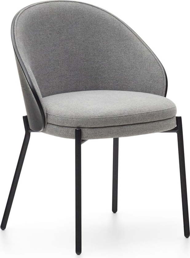 Černo-šedá jídelní židle Eamy – Kave Home Kave Home