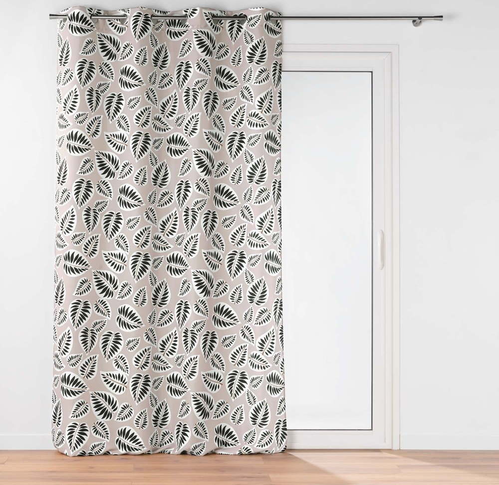 Černý/béžový závěs 140x260 cm Alma – douceur d'intérieur Douceur d intérieur