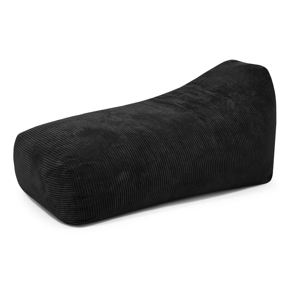 Černý manšestrový sedací vak Snug Long 140 – SLOWDOWN SLOWDOWN