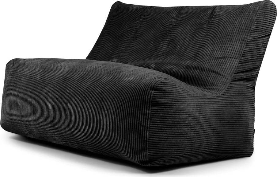 Černý manšestrový sedací vak Sofa Seat Lounge – SLOWDOWN SLOWDOWN