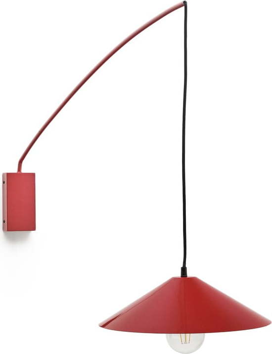 Červené nástěnné svítidlo ø 35 cm Kally – Kave Home Kave Home