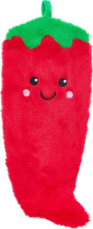 Červený termofor z mikroplyše 900 ml Chilli – Sass & Belle Sass & Belle