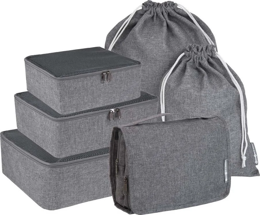 Cestovní organizéry v sadě Travel Collection – Bigso