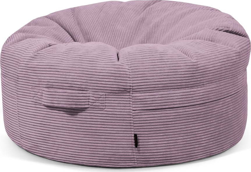 Fialový manšestrový sedací vak Roll 105 – SLOWDOWN SLOWDOWN