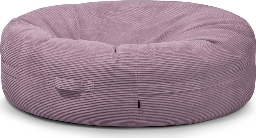 Fialový manšestrový sedací vak Roll 190 – SLOWDOWN SLOWDOWN