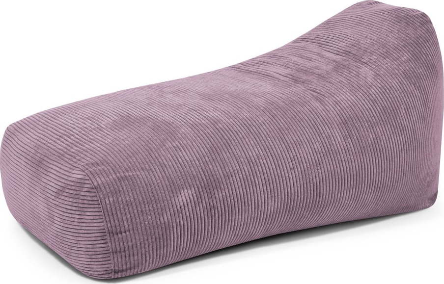 Fialový manšestrový sedací vak Snug Long 140 – SLOWDOWN SLOWDOWN