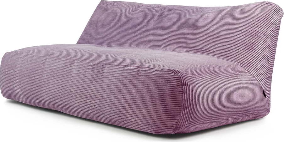 Fialový manšestrový sedací vak Sofa Tube 190 – SLOWDOWN SLOWDOWN