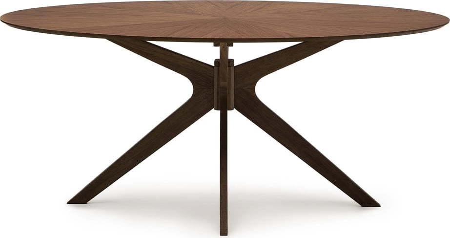 Jídelní stůl s deskou v dekoru ořechového dřeva 110x180 cm Naanim – Kave Home Kave Home