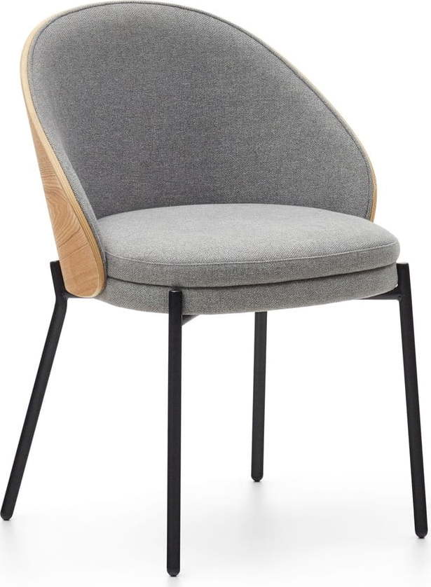 Jídelní židle v šedé a přírodní barvě Eamy – Kave Home Kave Home
