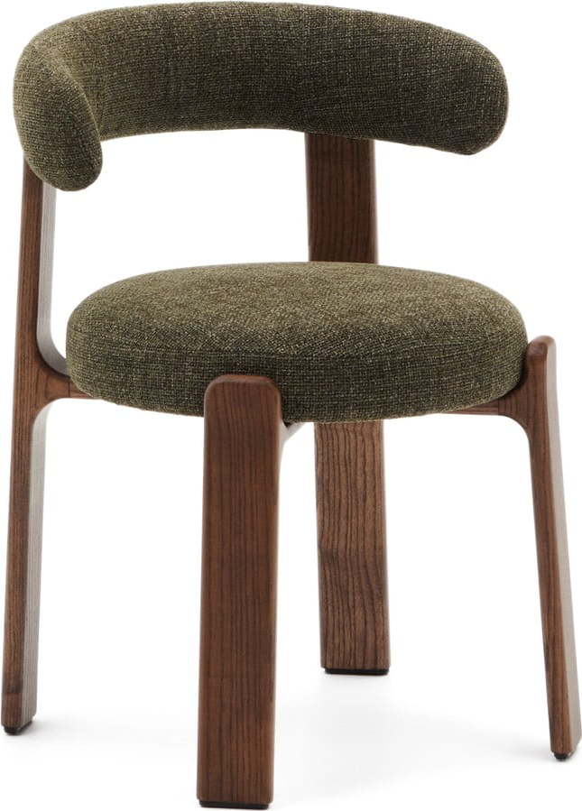 Khaki/hnědá jídelní židle z jasanového dřeva Granite – Kave Home Kave Home