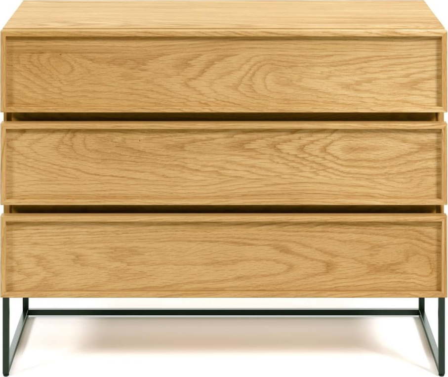 Komoda v dekoru dubu v přírodní barvě 100x78x42 cm Taiana – Kave Home Kave Home