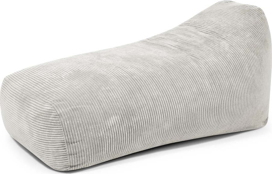 Krémový manšestrový sedací vak Snug Long 140 – SLOWDOWN SLOWDOWN