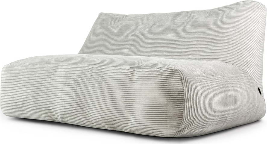 Krémový manšestrový sedací vak Sofa Tube 160 – SLOWDOWN SLOWDOWN