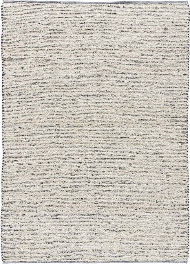 Krémový ručně tkaný bavlněný koberec 60x110 cm Reimagine – Universal Universal