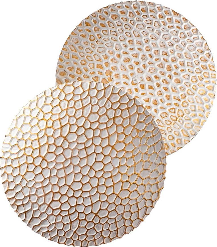 LED nástěnné svítidlo v bílé a zlaté barvě ø 21 cm Yosma – Opviq lights Opviq lights