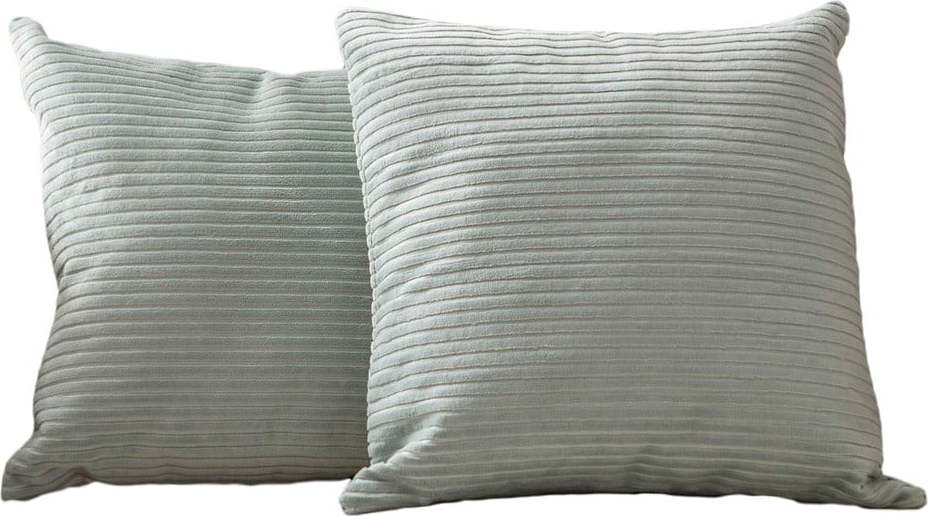 Manšestrové povlaky na polštáře v sadě 2 ks 43x43 cm – Mioli Decor Mioli Decor