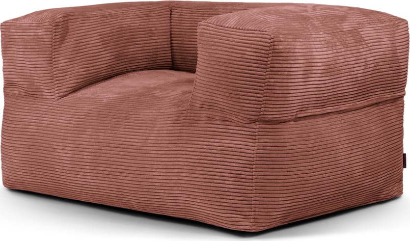 Manšestrový sedací vak v cihlové barvě MooG – SLOWDOWN SLOWDOWN