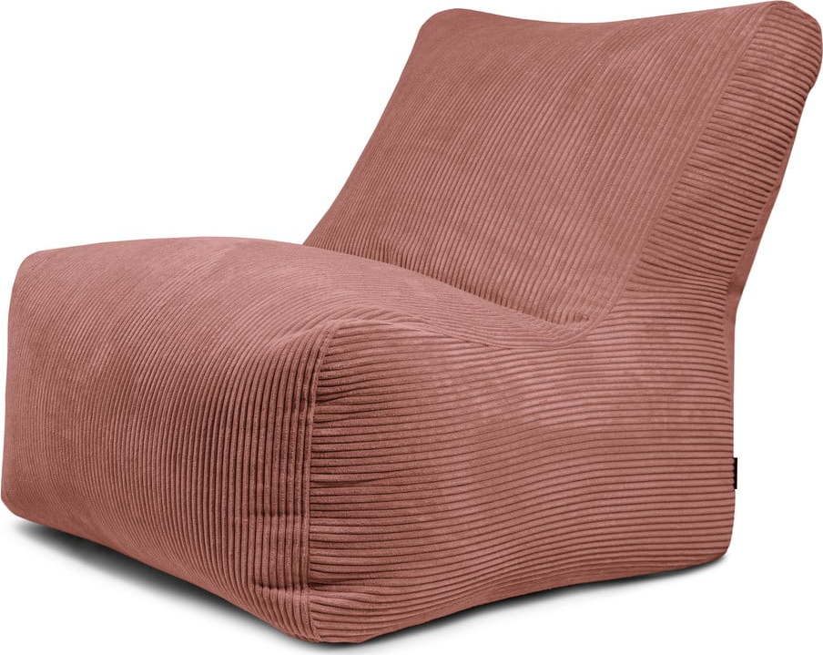 Manšestrový sedací vak v cihlové barvě Seat 100 Lounge – SLOWDOWN SLOWDOWN