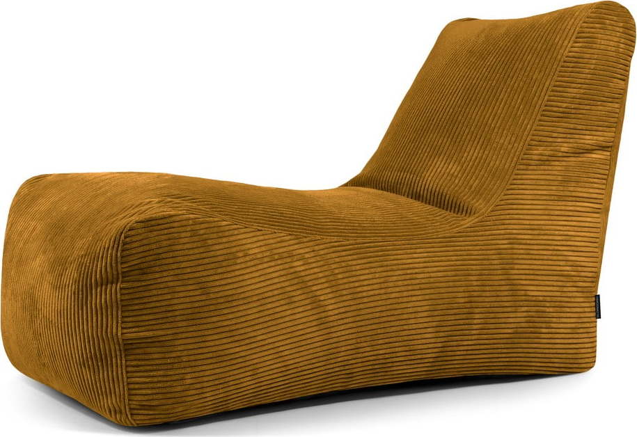 Manšestrový sedací vak v hořčicové barvě Lounge – SLOWDOWN SLOWDOWN