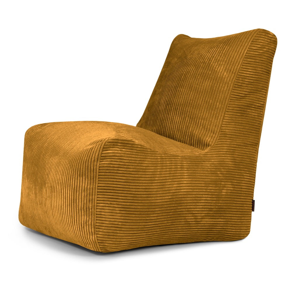 Manšestrový sedací vak v hořčicové barvě Seat Lounge – SLOWDOWN SLOWDOWN