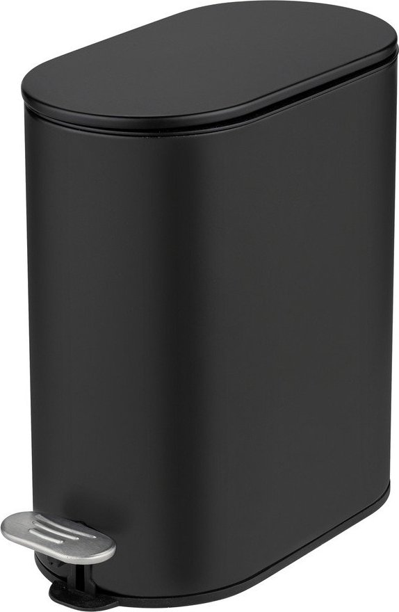 Matně černý nášlapný ocelový odpadkový koš 5 l Collungo – Wenko WENKO