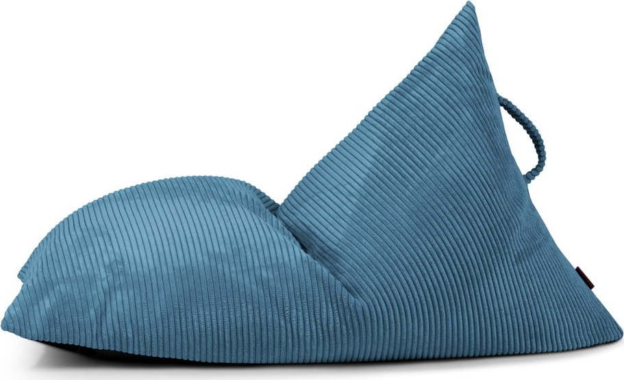 Modrý manšestrový dětský sedací vak Razzy – SLOWDOWN SLOWDOWN