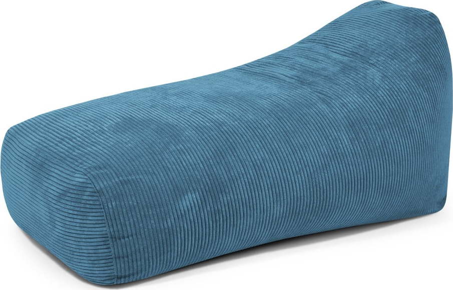 Modrý manšestrový sedací vak Snug Long 140 – SLOWDOWN SLOWDOWN